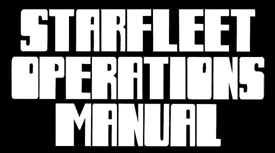 Starfleet Operations Manual